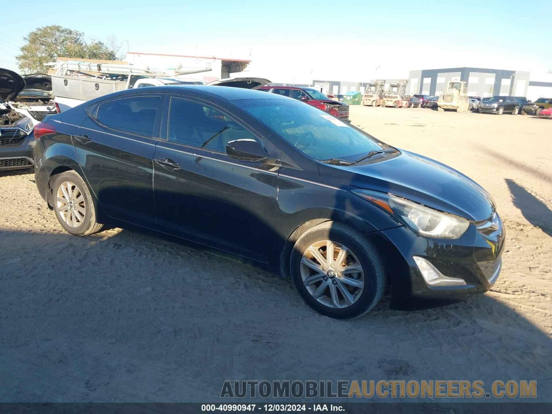 5NPDH4AE5EH535542 HYUNDAI ELANTRA 2014