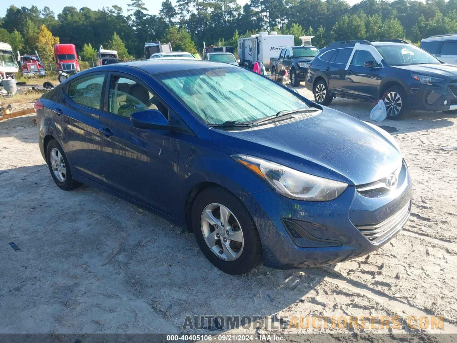 5NPDH4AE5FH555792 HYUNDAI ELANTRA 2015