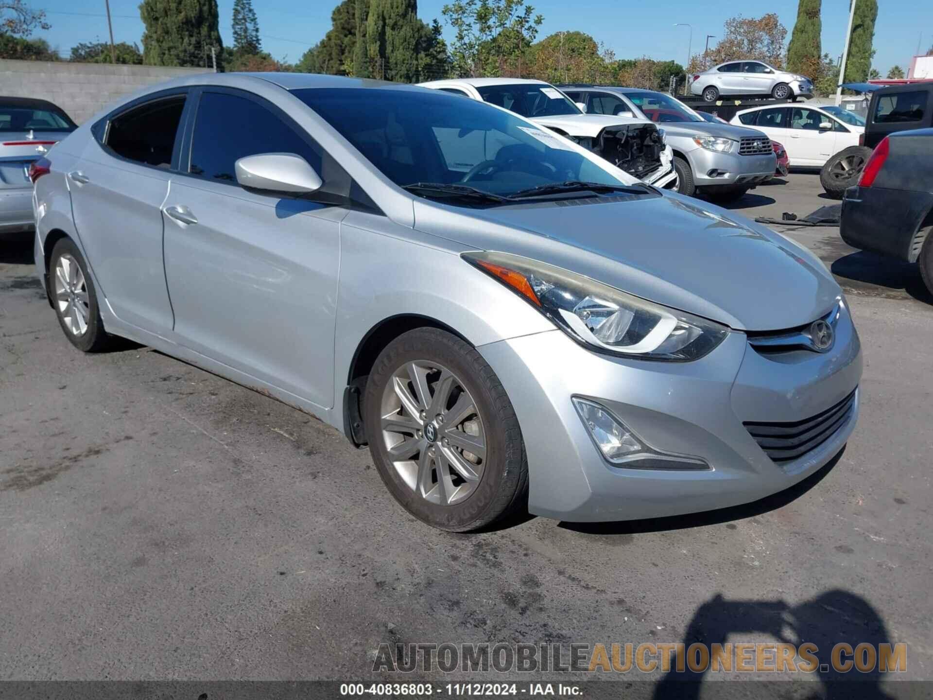 5NPDH4AE5FH575914 HYUNDAI ELANTRA 2015