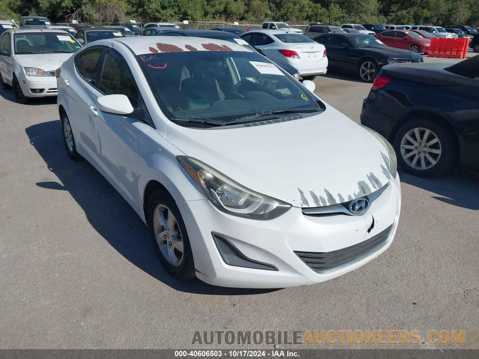 5NPDH4AE5FH592700 HYUNDAI ELANTRA 2015