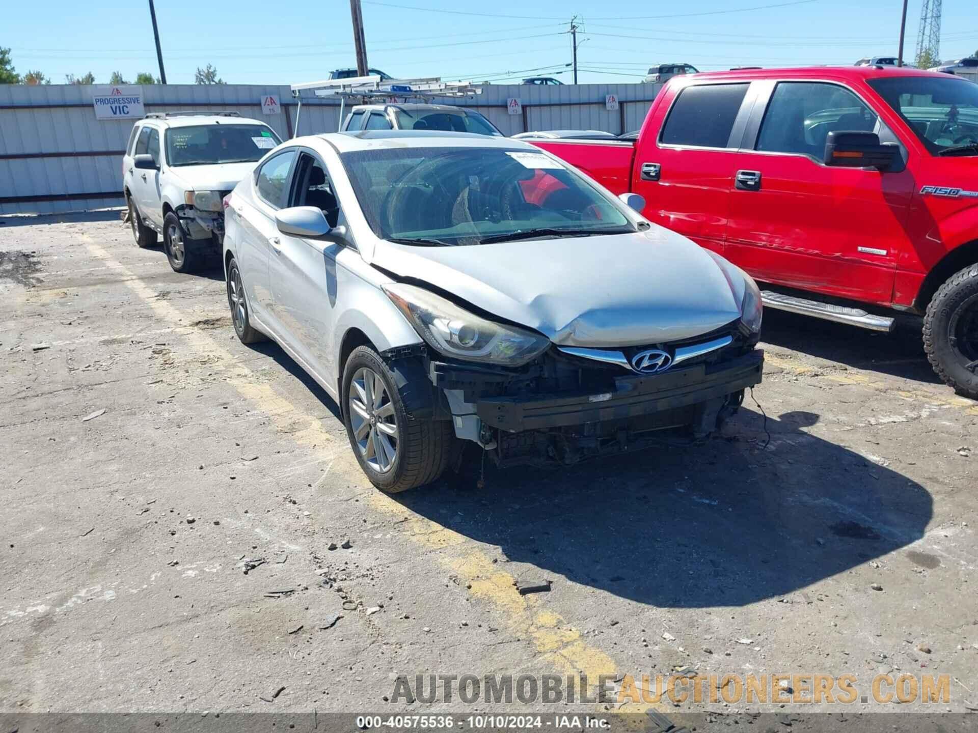 5NPDH4AE5FH606725 HYUNDAI ELANTRA 2015