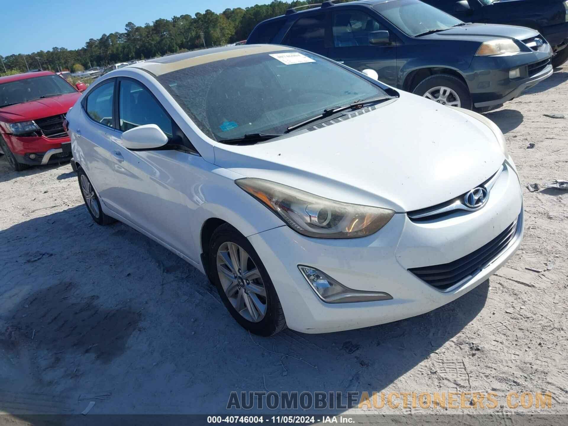 5NPDH4AE5FH608717 HYUNDAI ELANTRA 2015