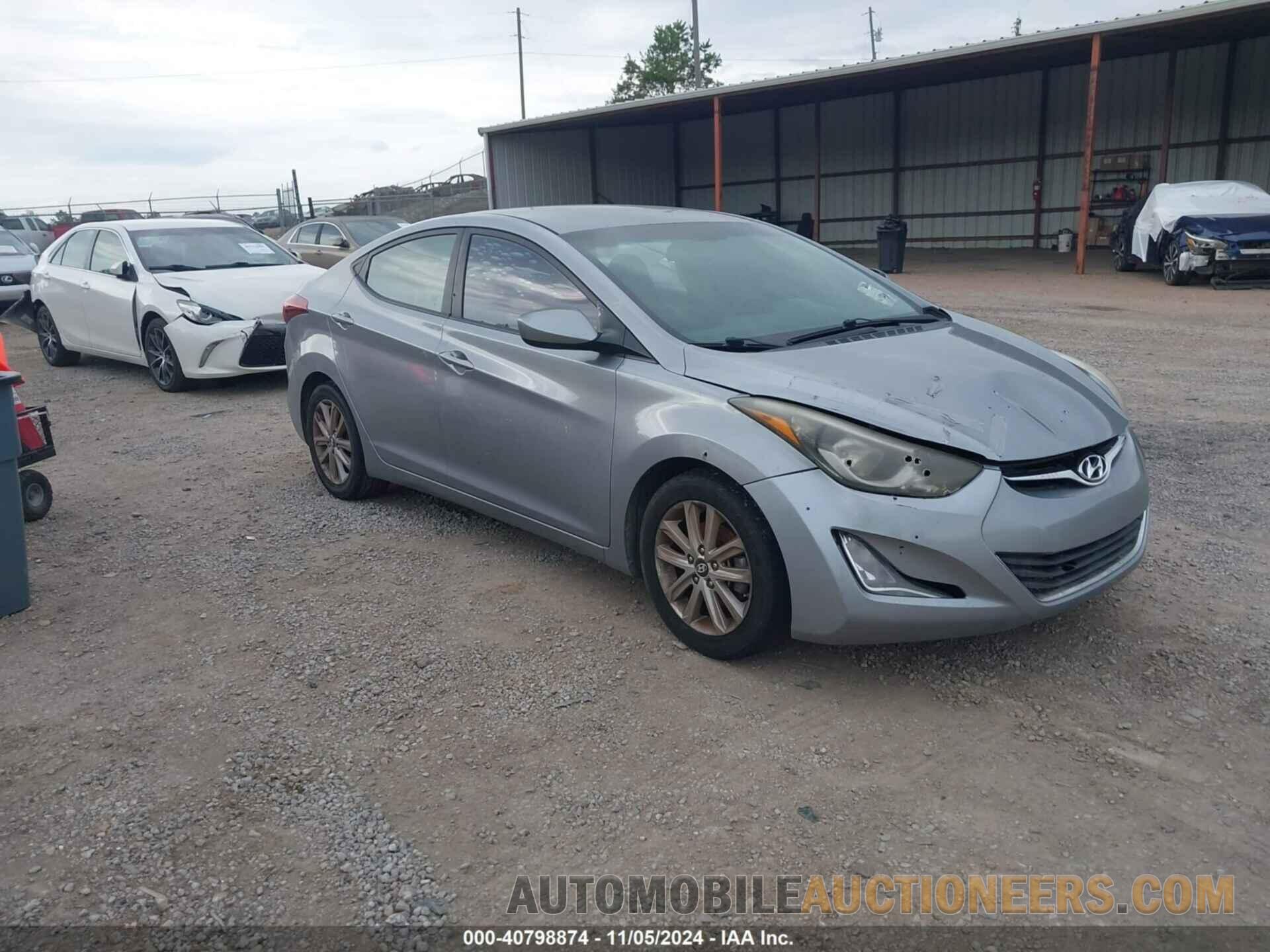 5NPDH4AE5FH617014 HYUNDAI ELANTRA 2015