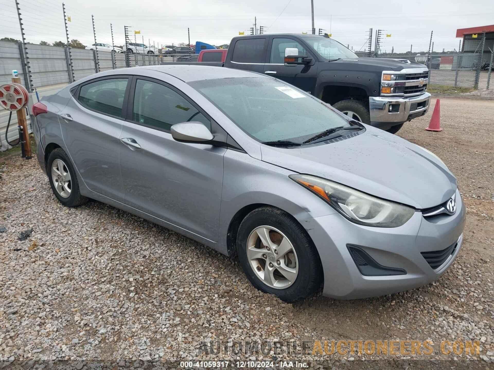 5NPDH4AE5FH636954 HYUNDAI ELANTRA 2015