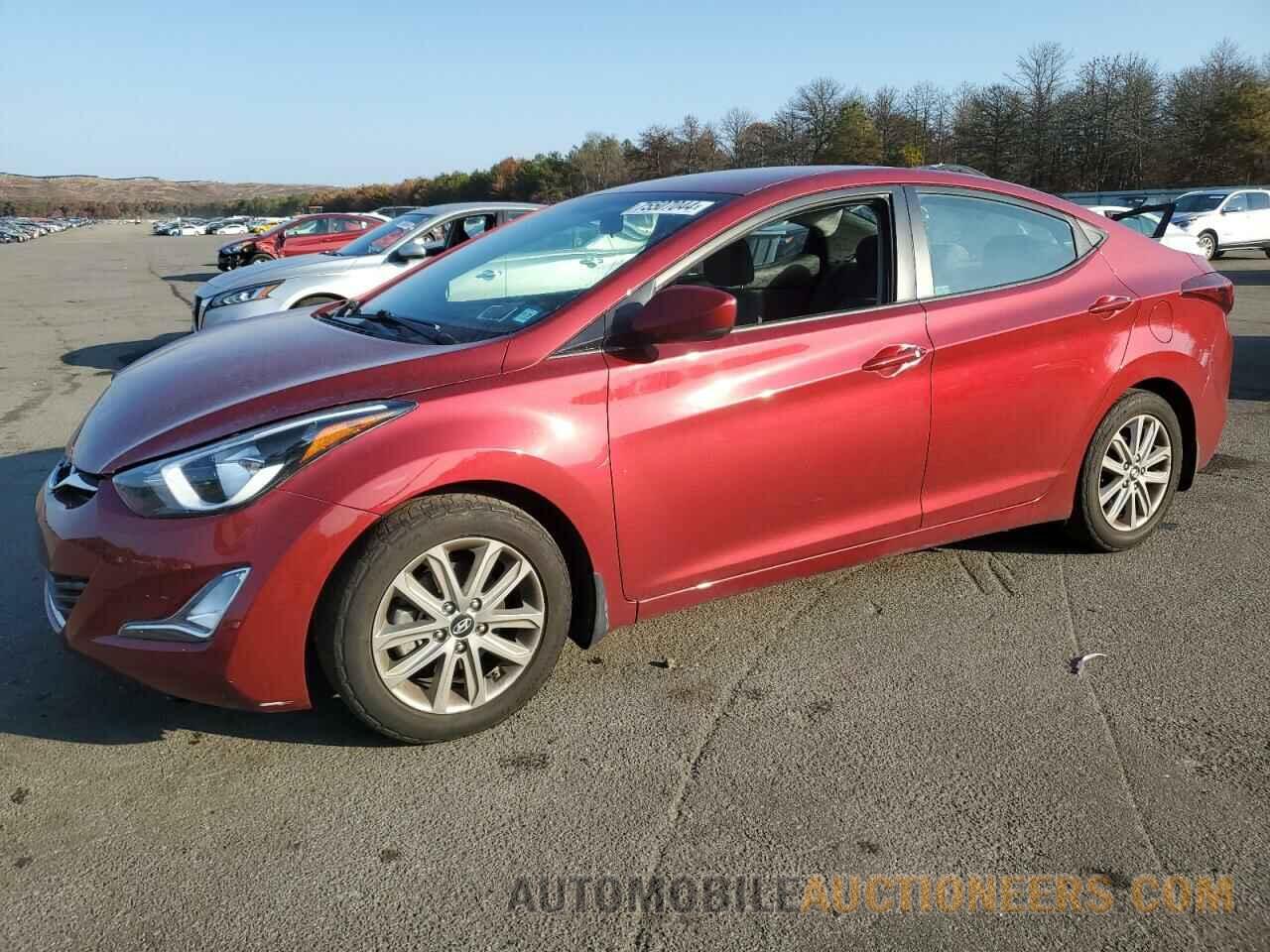 5NPDH4AE5GH654551 HYUNDAI ELANTRA 2016