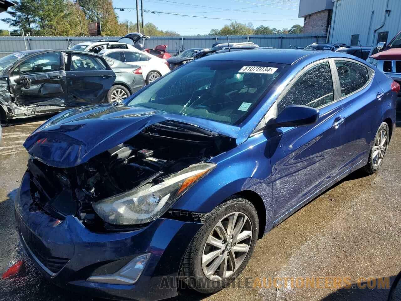 5NPDH4AE5GH714182 HYUNDAI ELANTRA 2016