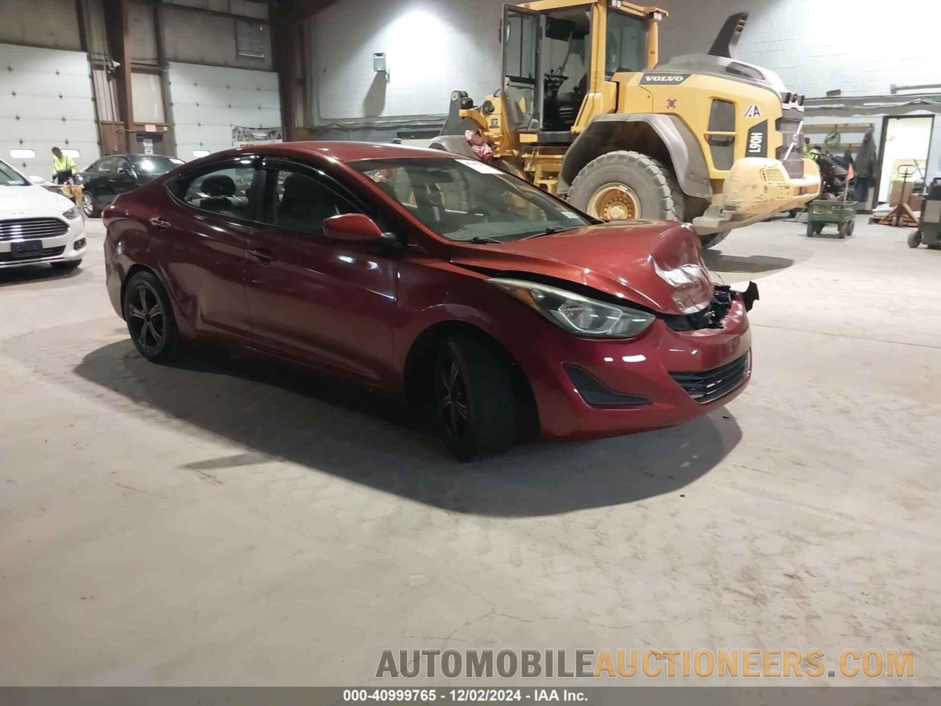 5NPDH4AE5GH720516 HYUNDAI ELANTRA 2016