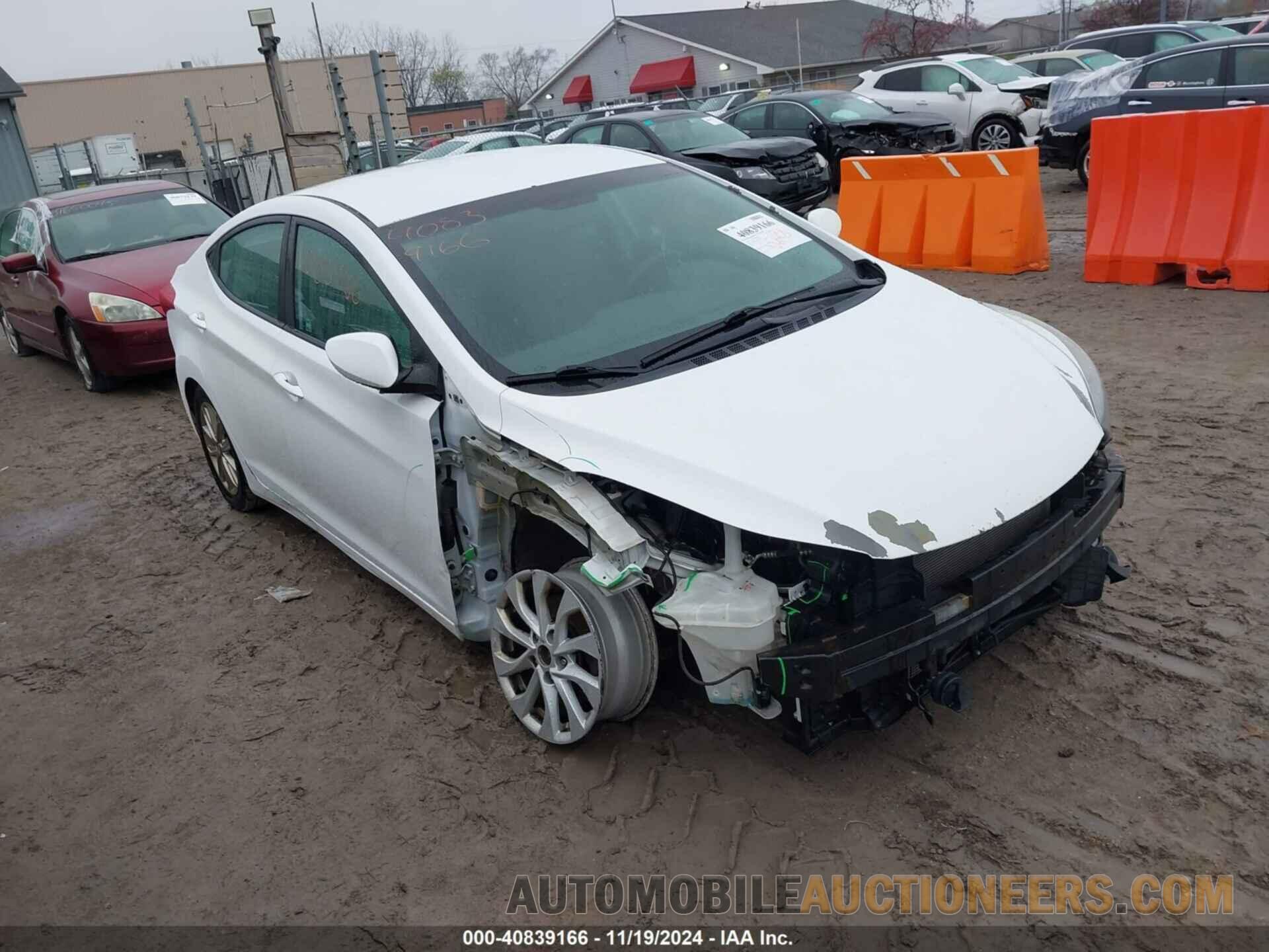 5NPDH4AE5GH742998 HYUNDAI ELANTRA 2016