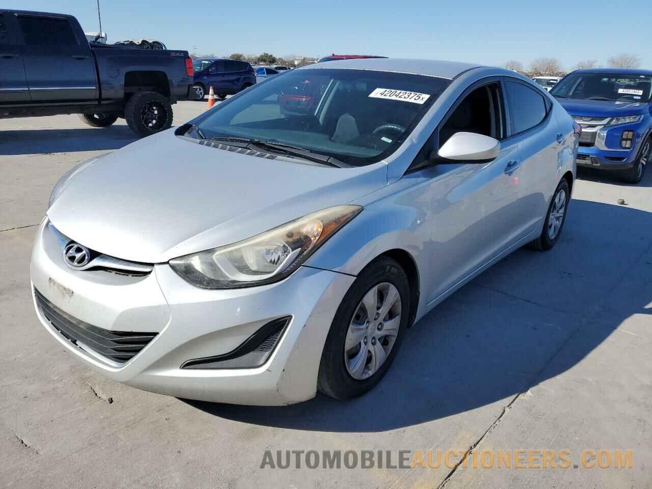 5NPDH4AE5GH753984 HYUNDAI ELANTRA 2016