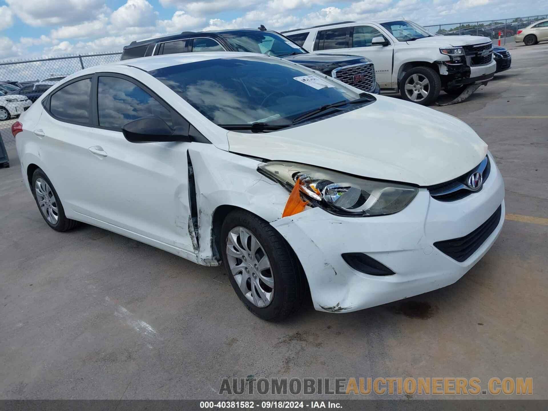 5NPDH4AE6CH098003 HYUNDAI ELANTRA 2012