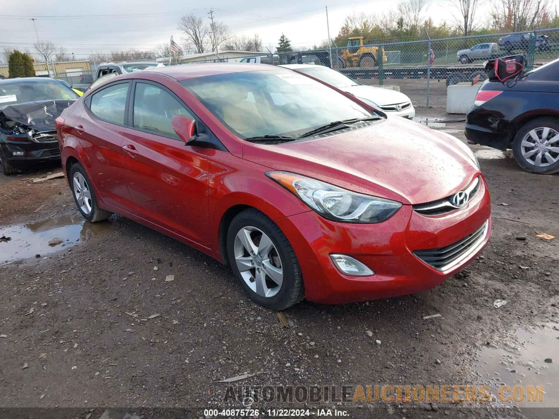 5NPDH4AE6DH176765 HYUNDAI ELANTRA 2013