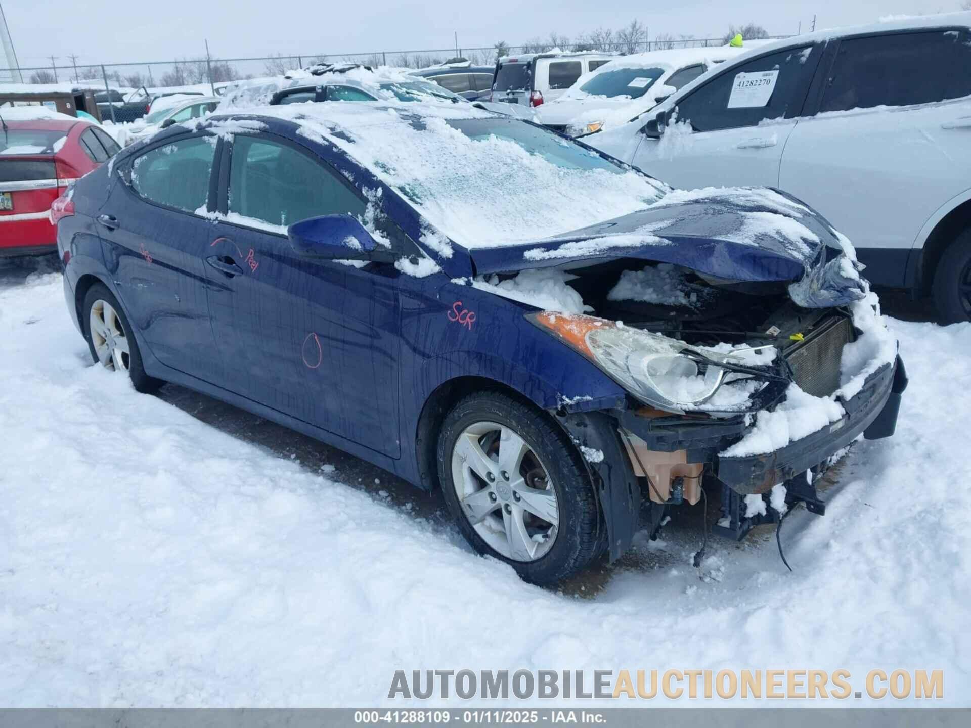 5NPDH4AE6DH188883 HYUNDAI ELANTRA 2013