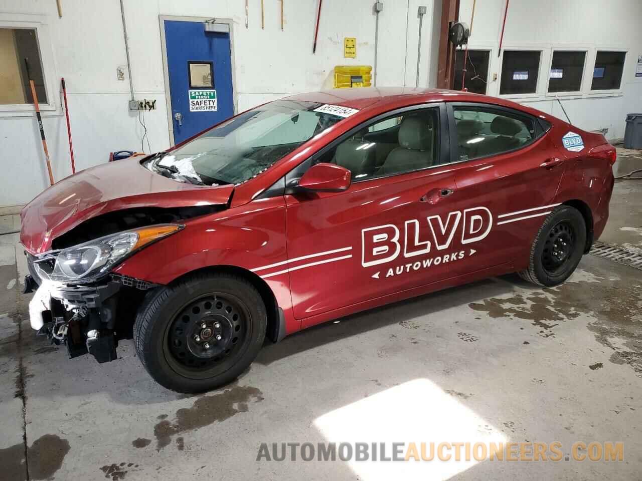 5NPDH4AE6DH231909 HYUNDAI ELANTRA 2013