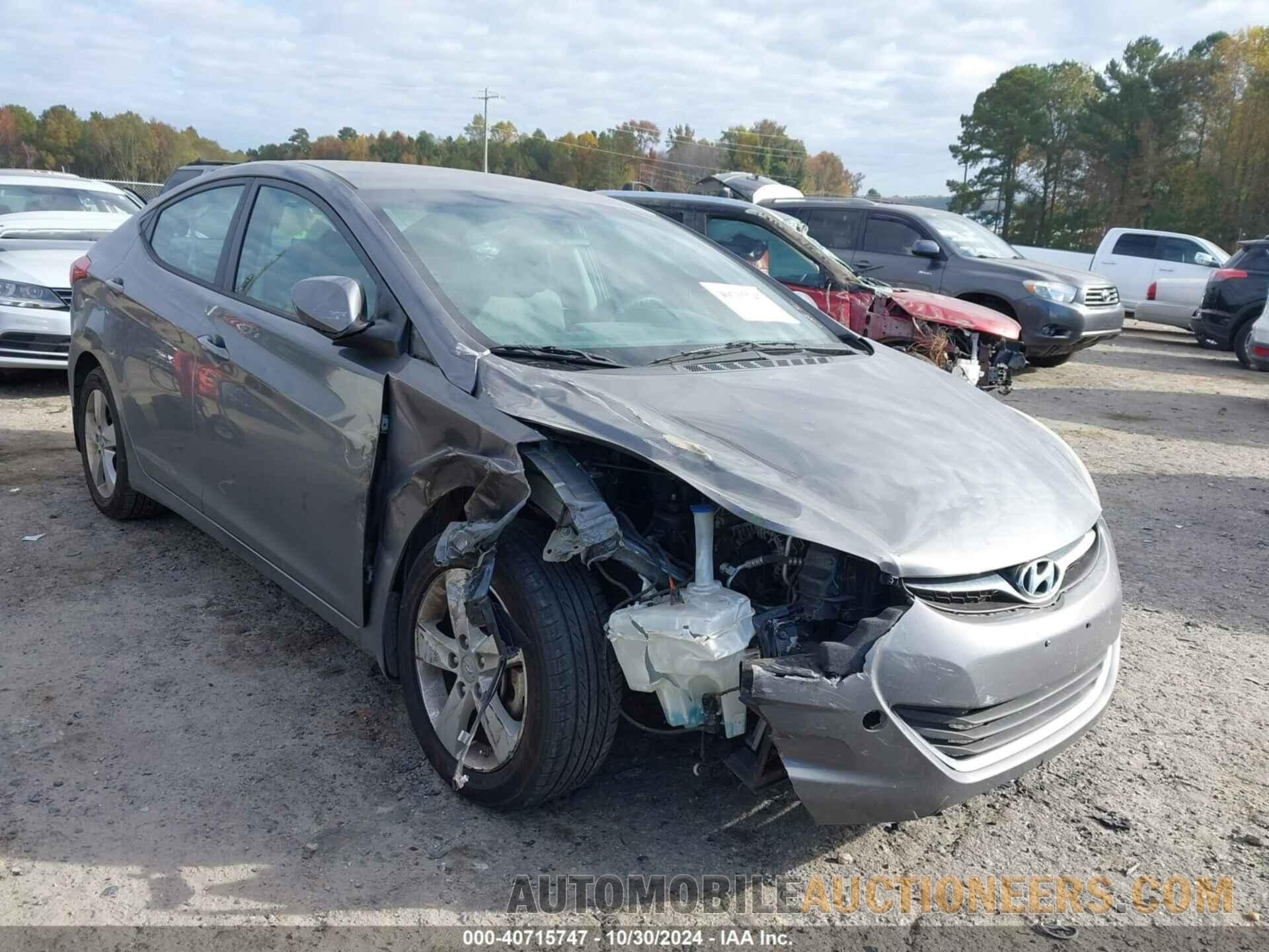 5NPDH4AE6DH284741 HYUNDAI ELANTRA 2013