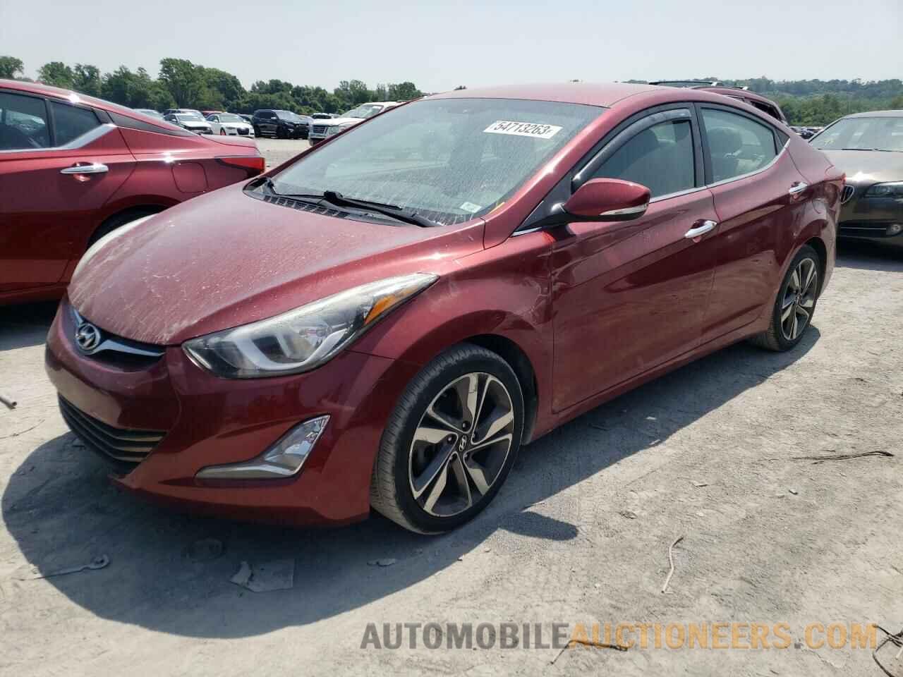 5NPDH4AE6EH466649 HYUNDAI ELANTRA 2014