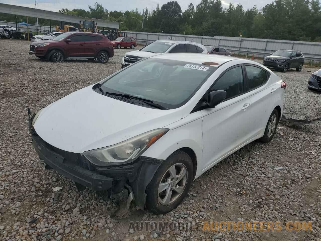 5NPDH4AE6EH467199 HYUNDAI ELANTRA 2014