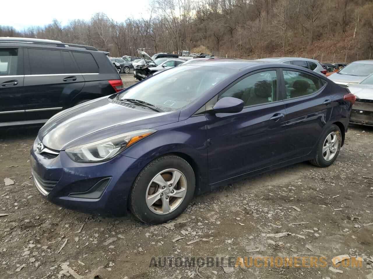 5NPDH4AE6EH467316 HYUNDAI ELANTRA 2014