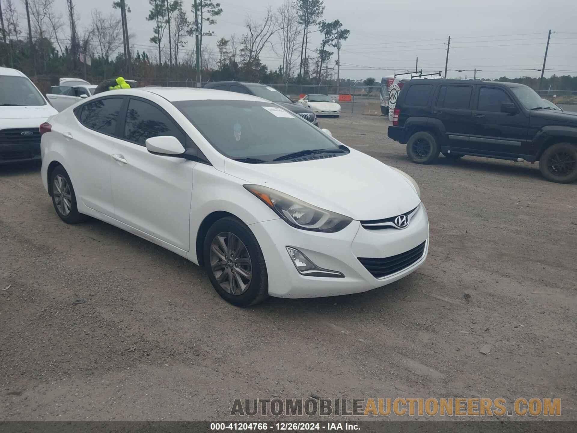 5NPDH4AE6EH481569 HYUNDAI ELANTRA 2014