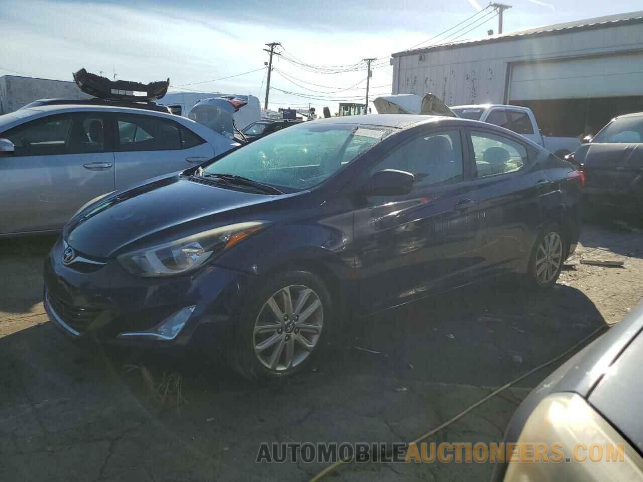 5NPDH4AE6EH493785 HYUNDAI ELANTRA 2014