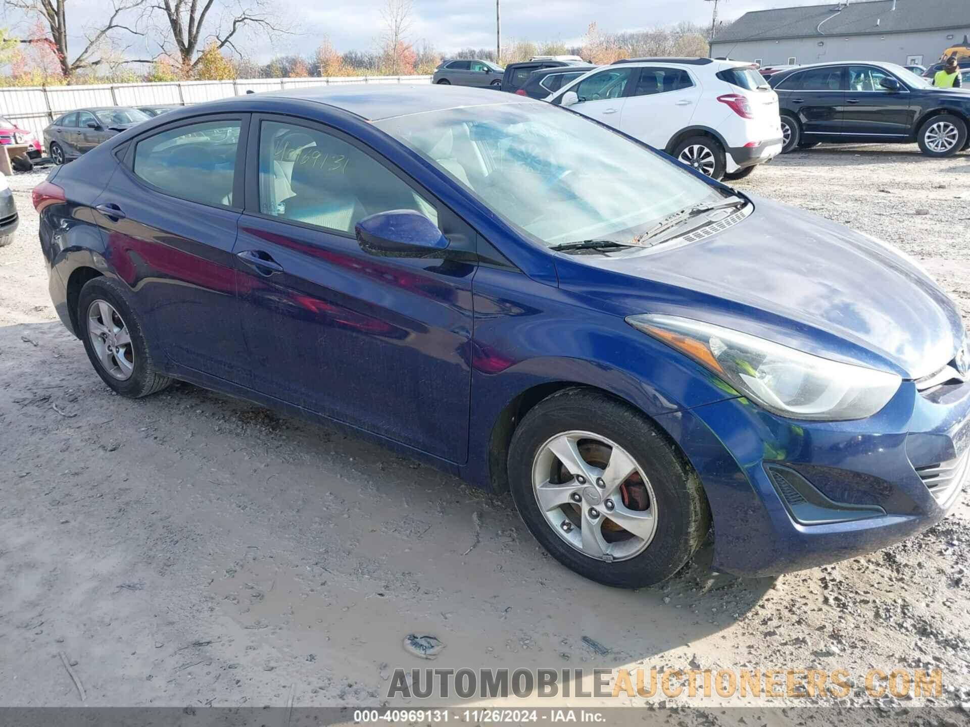 5NPDH4AE6EH494810 HYUNDAI ELANTRA 2014