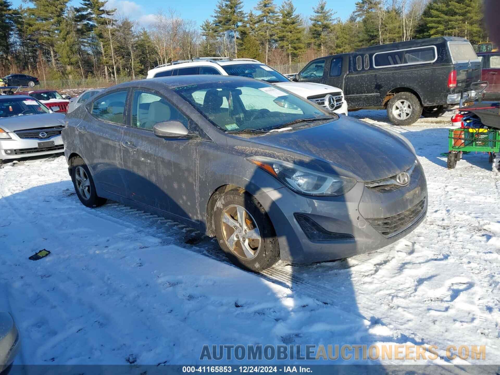 5NPDH4AE6EH504073 HYUNDAI ELANTRA 2014