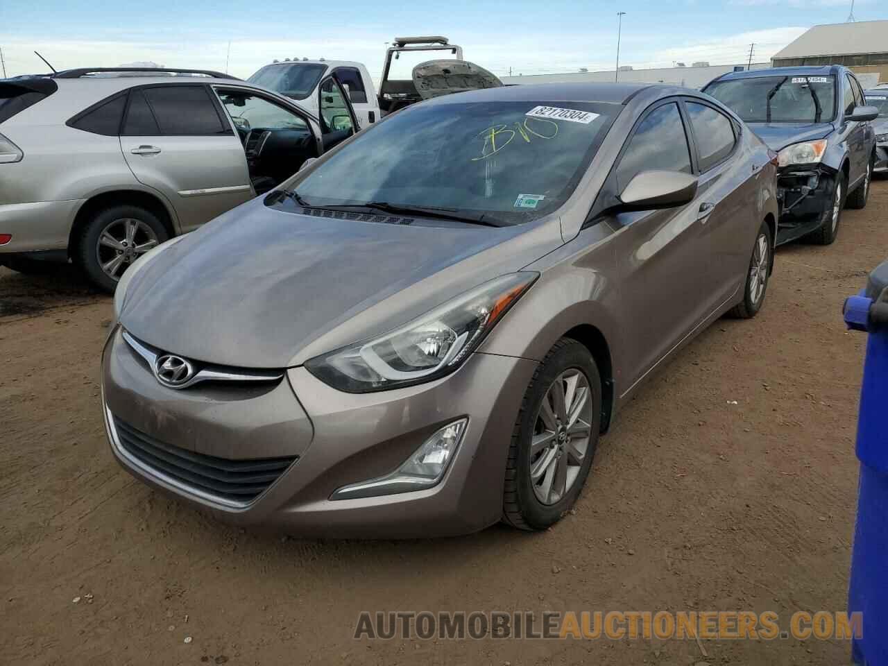 5NPDH4AE6EH509323 HYUNDAI ELANTRA 2014