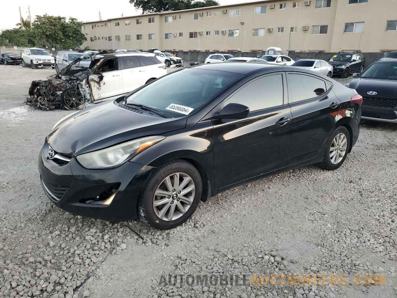 5NPDH4AE6EH543326 HYUNDAI ELANTRA 2014