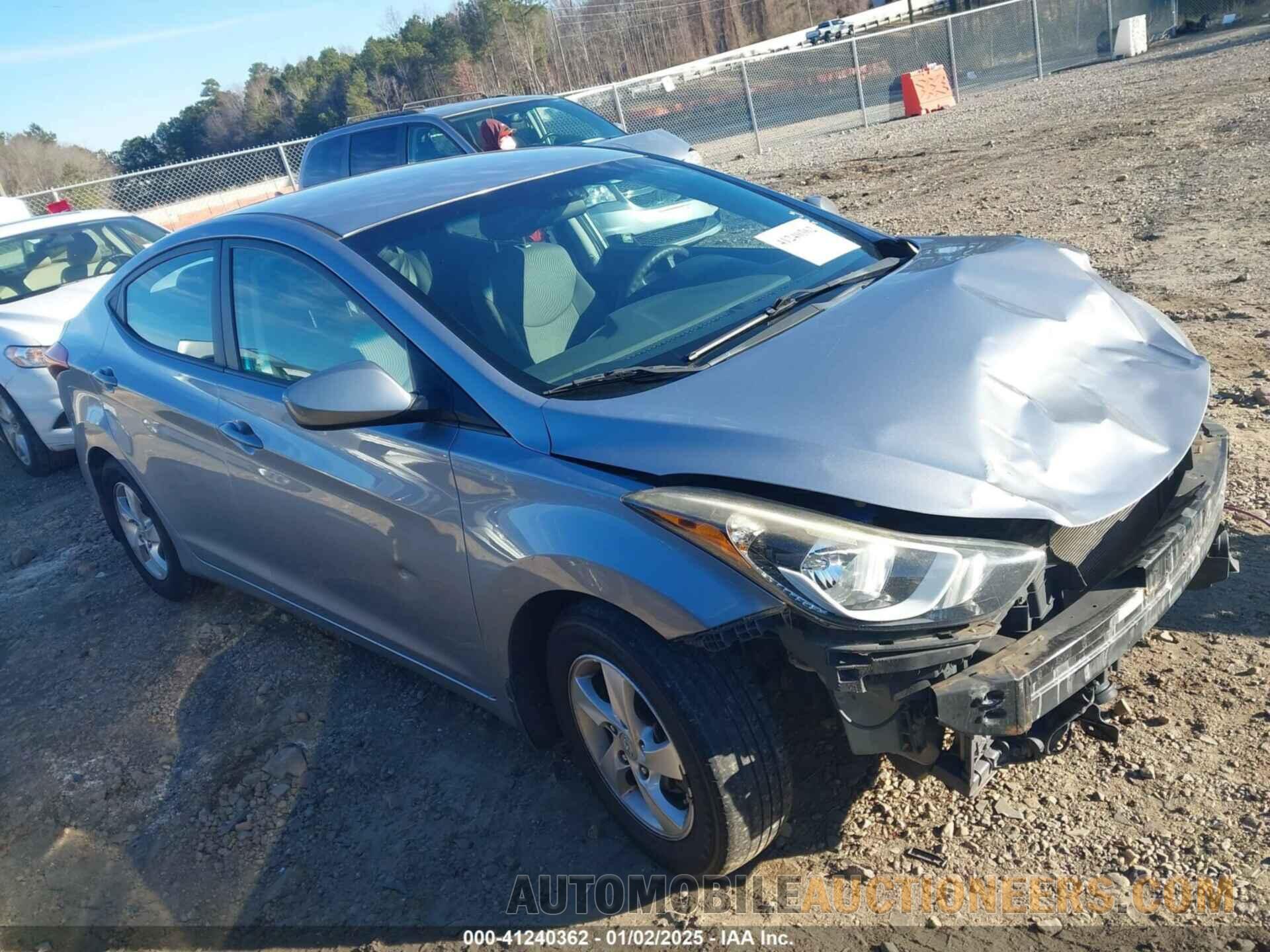 5NPDH4AE6FH618463 HYUNDAI ELANTRA 2015