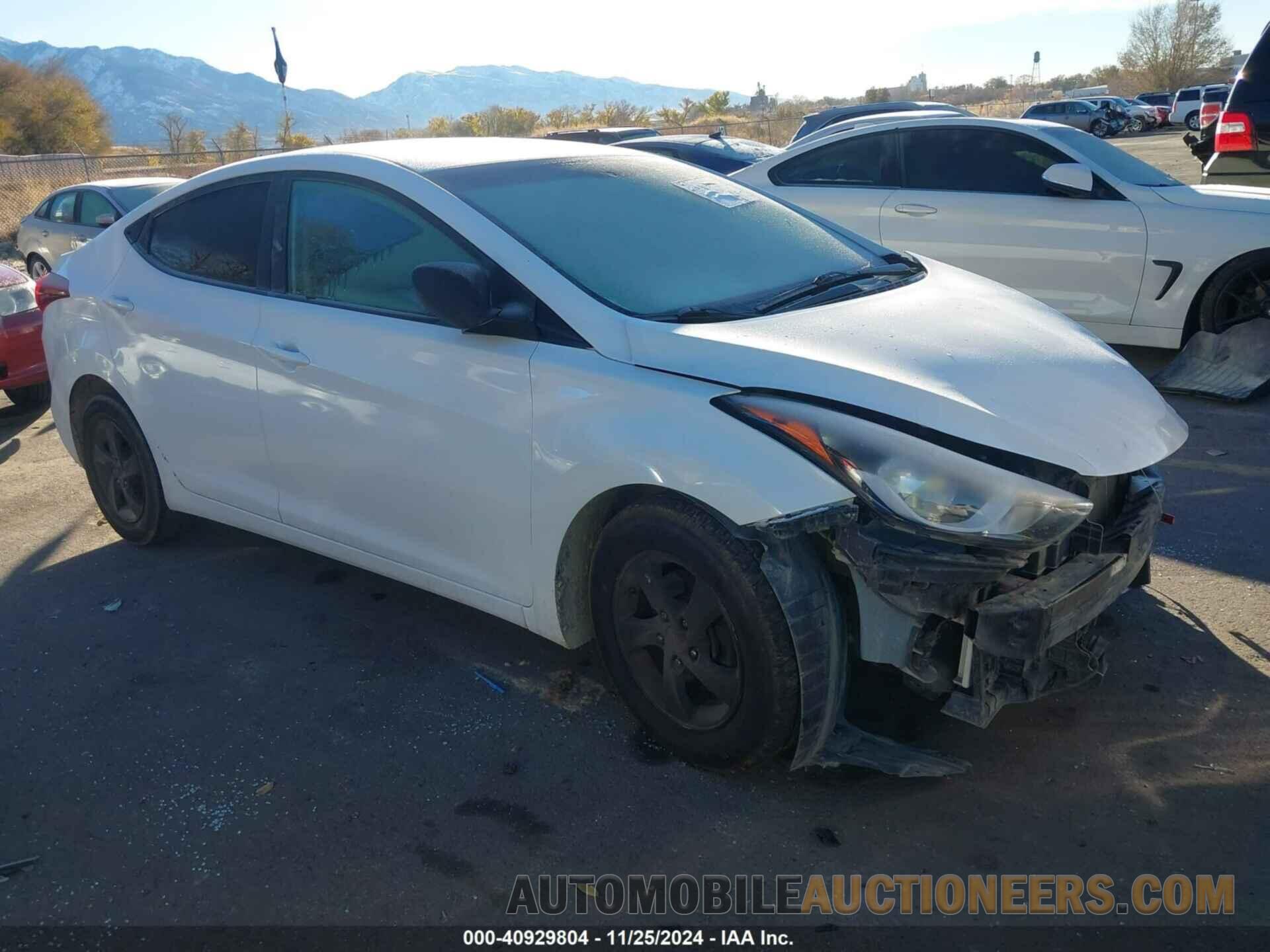 5NPDH4AE6FH632282 HYUNDAI ELANTRA 2015