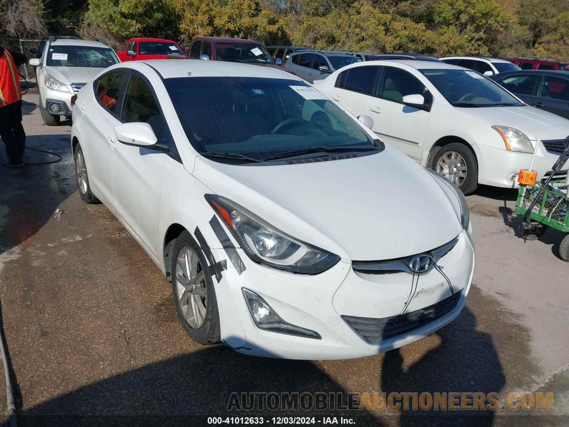 5NPDH4AE6GH657510 HYUNDAI ELANTRA 2016