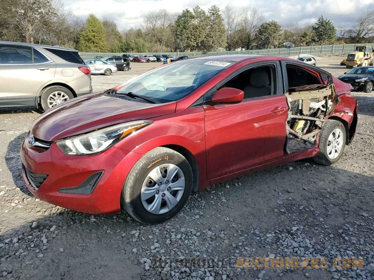 5NPDH4AE6GH674954 HYUNDAI ELANTRA 2016