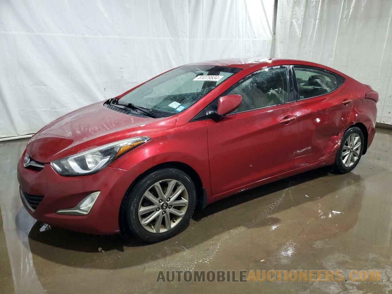 5NPDH4AE6GH700758 HYUNDAI ELANTRA 2016