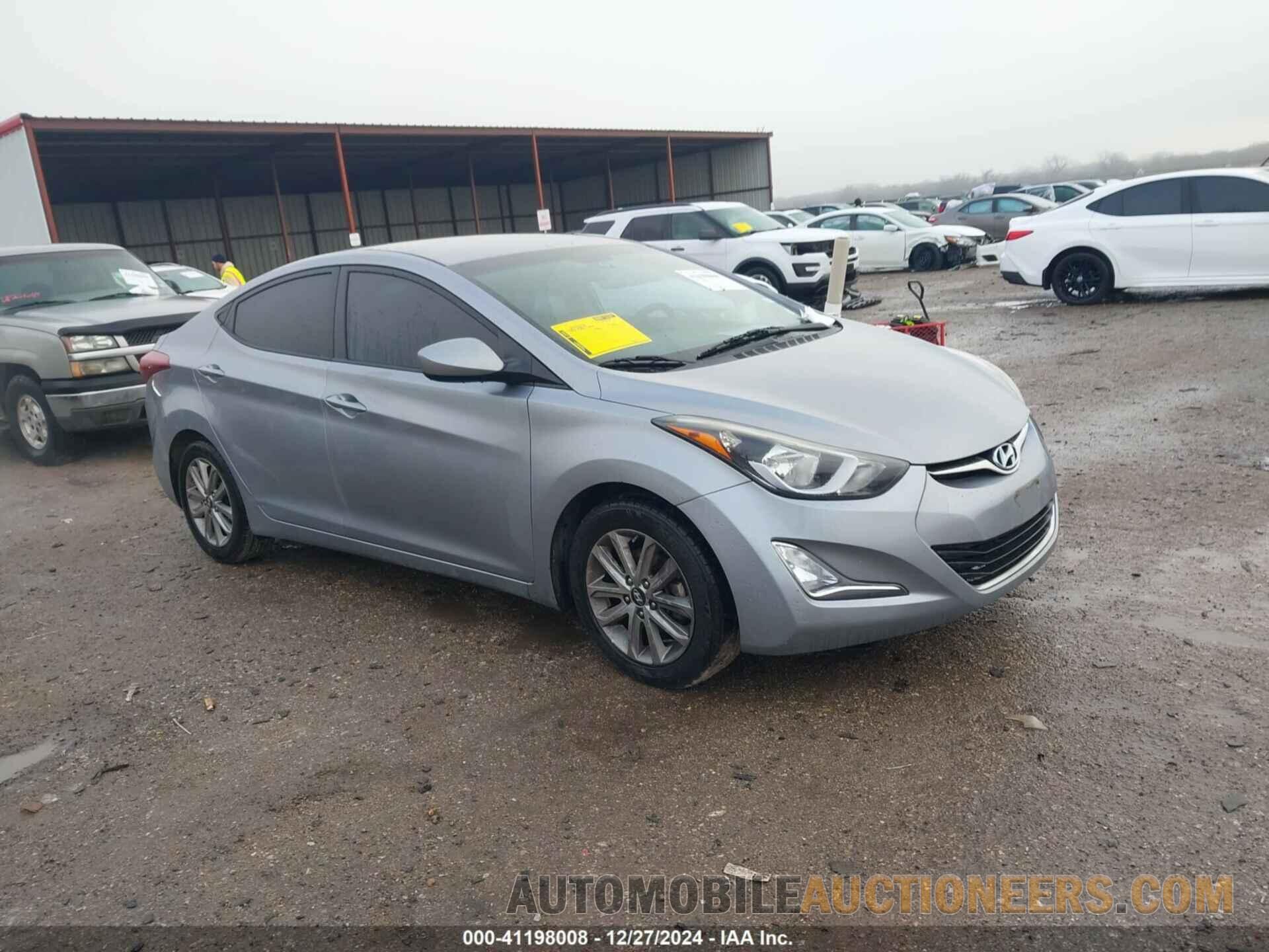 5NPDH4AE6GH708066 HYUNDAI ELANTRA 2016