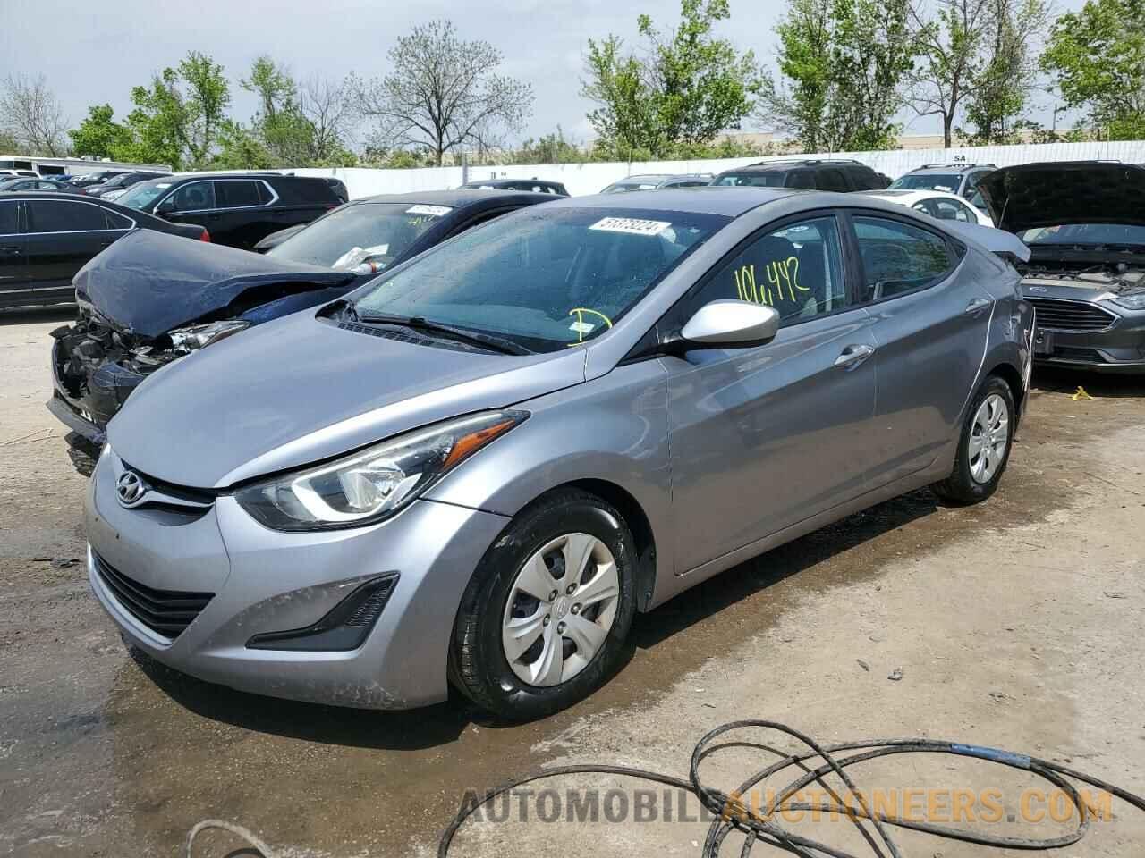 5NPDH4AE6GH746655 HYUNDAI ELANTRA 2016