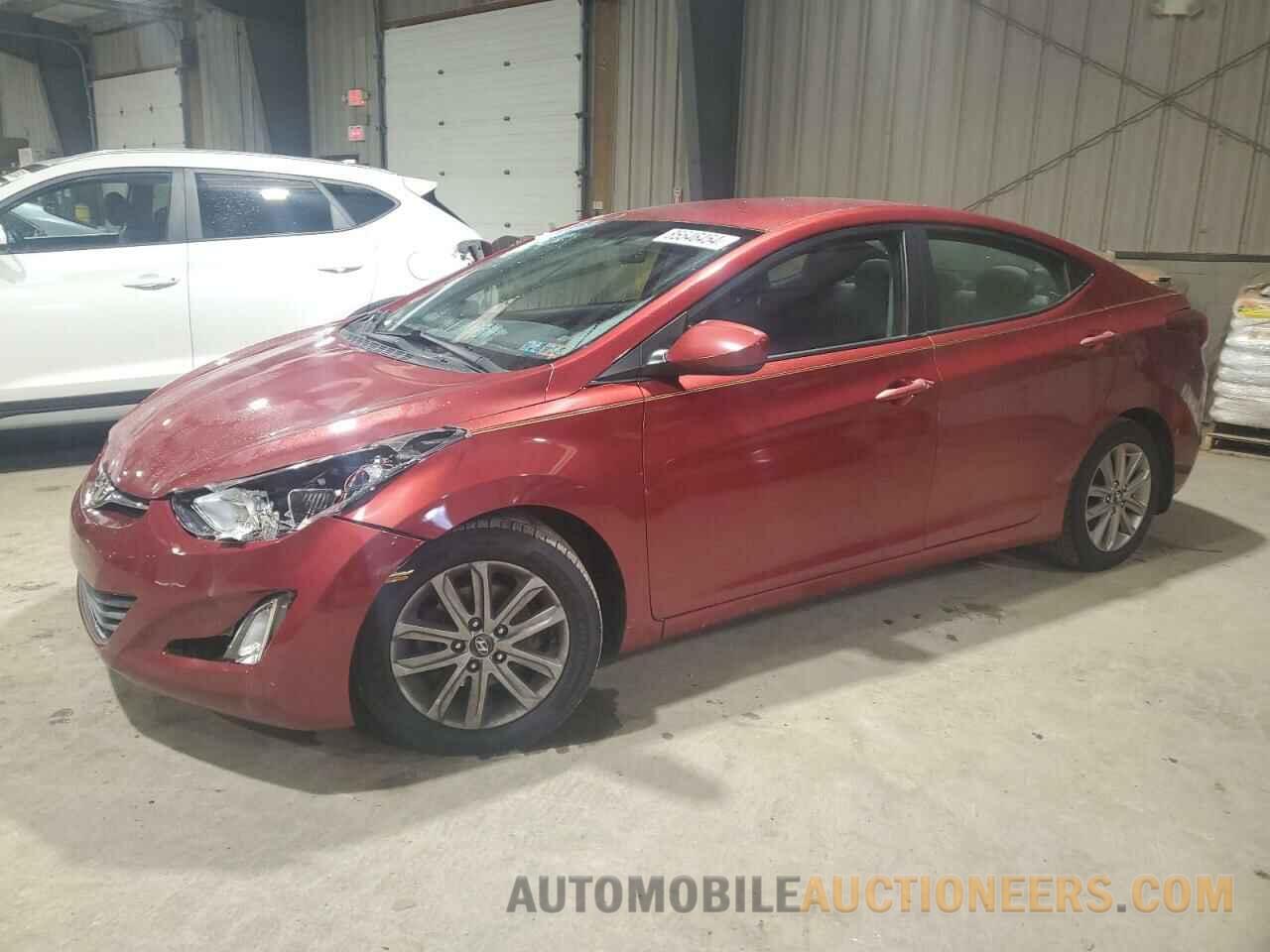 5NPDH4AE6GH753850 HYUNDAI ELANTRA 2016