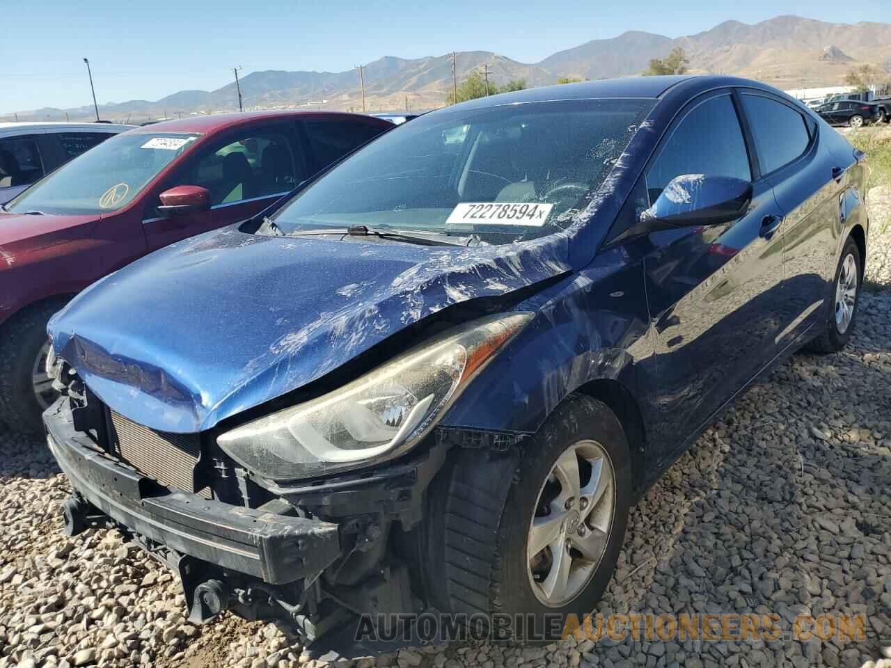 5NPDH4AE6GH757025 HYUNDAI ELANTRA 2016