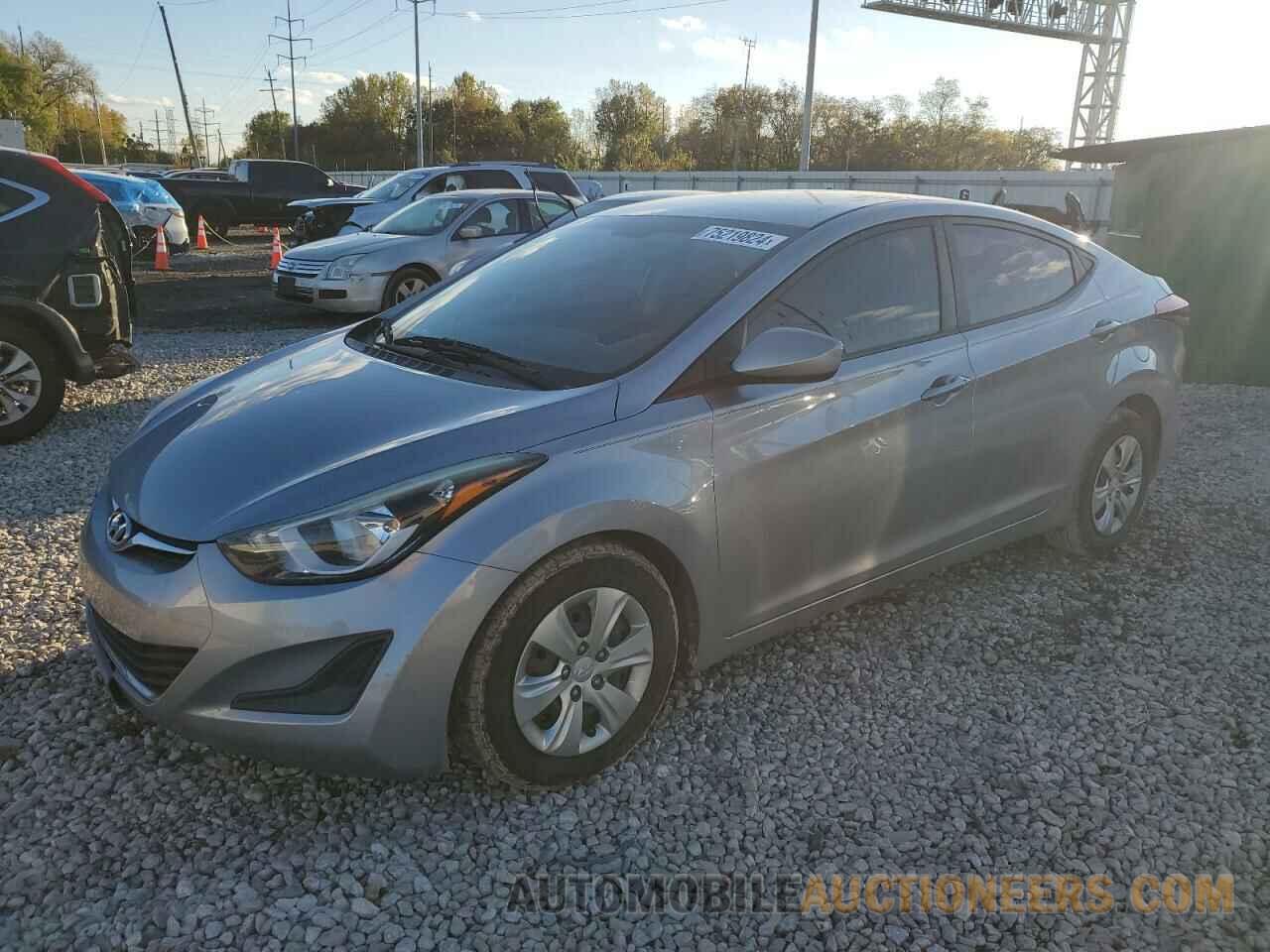 5NPDH4AE6GH758188 HYUNDAI ELANTRA 2016