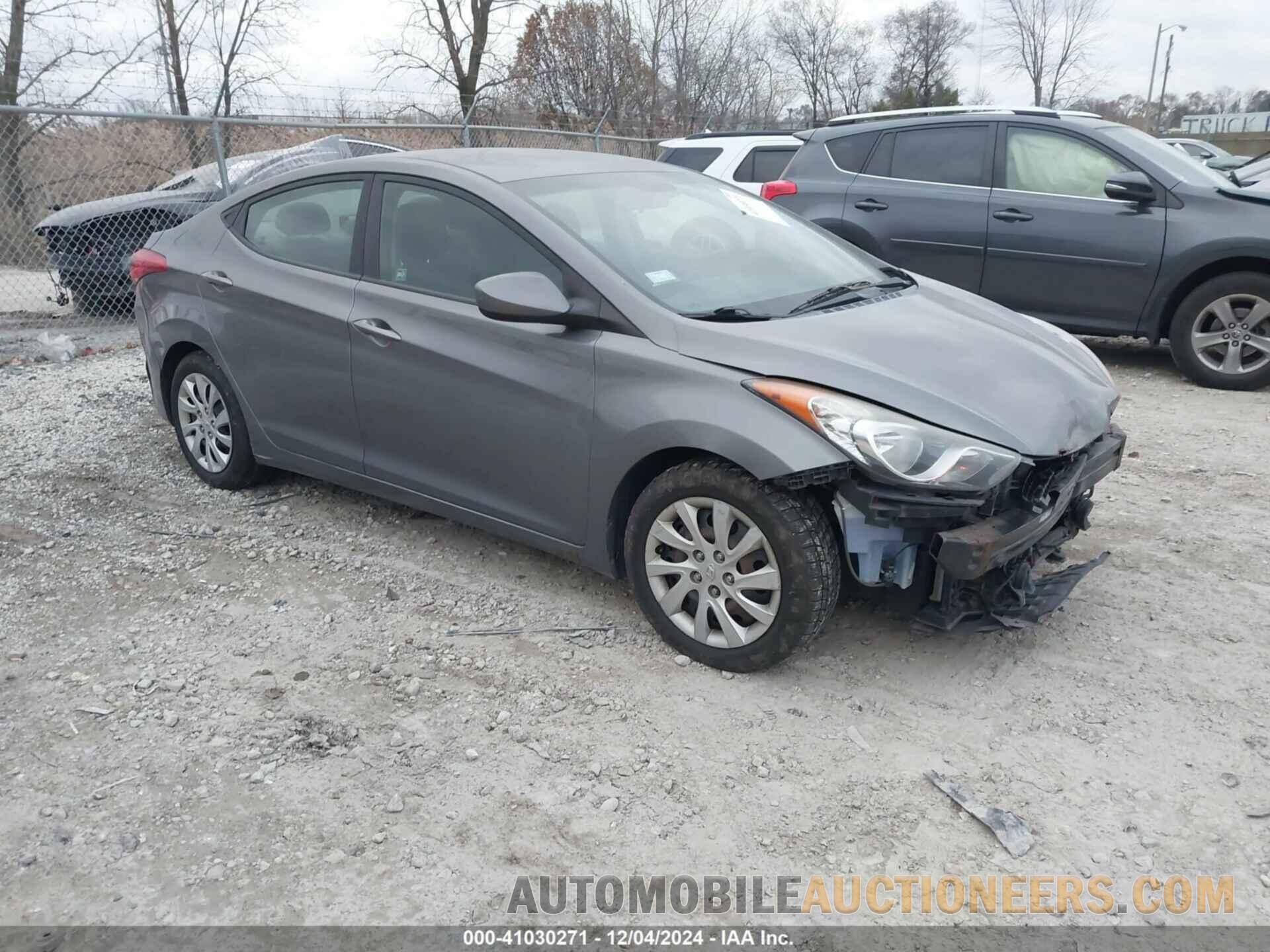 5NPDH4AE7CH134300 HYUNDAI ELANTRA 2012