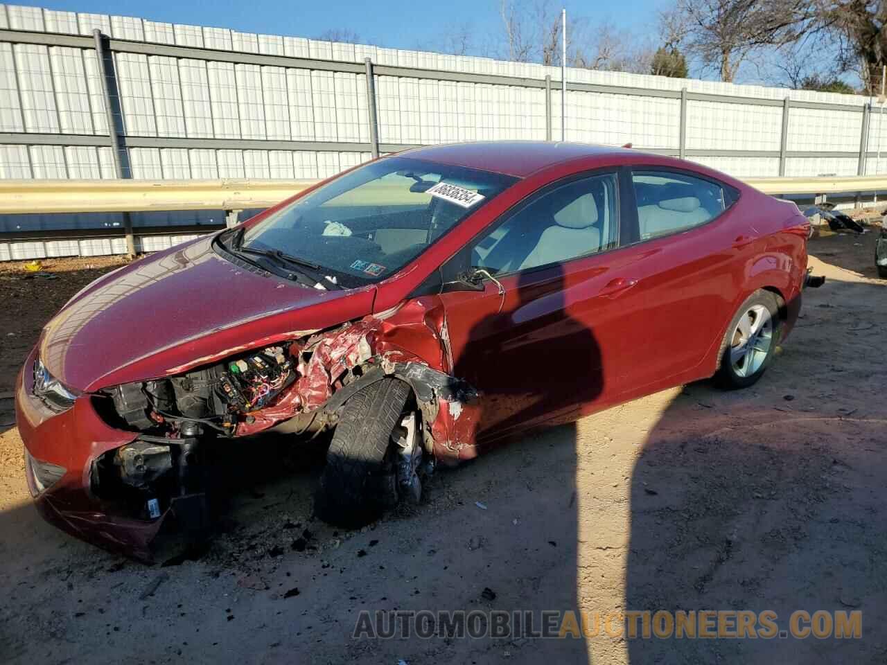 5NPDH4AE7DH412453 HYUNDAI ELANTRA 2013