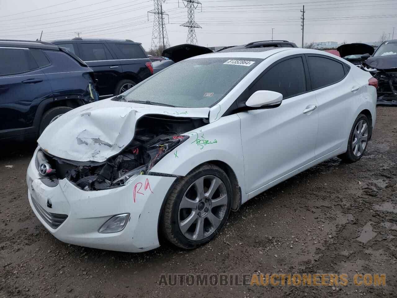 5NPDH4AE7DH432542 HYUNDAI ELANTRA 2013