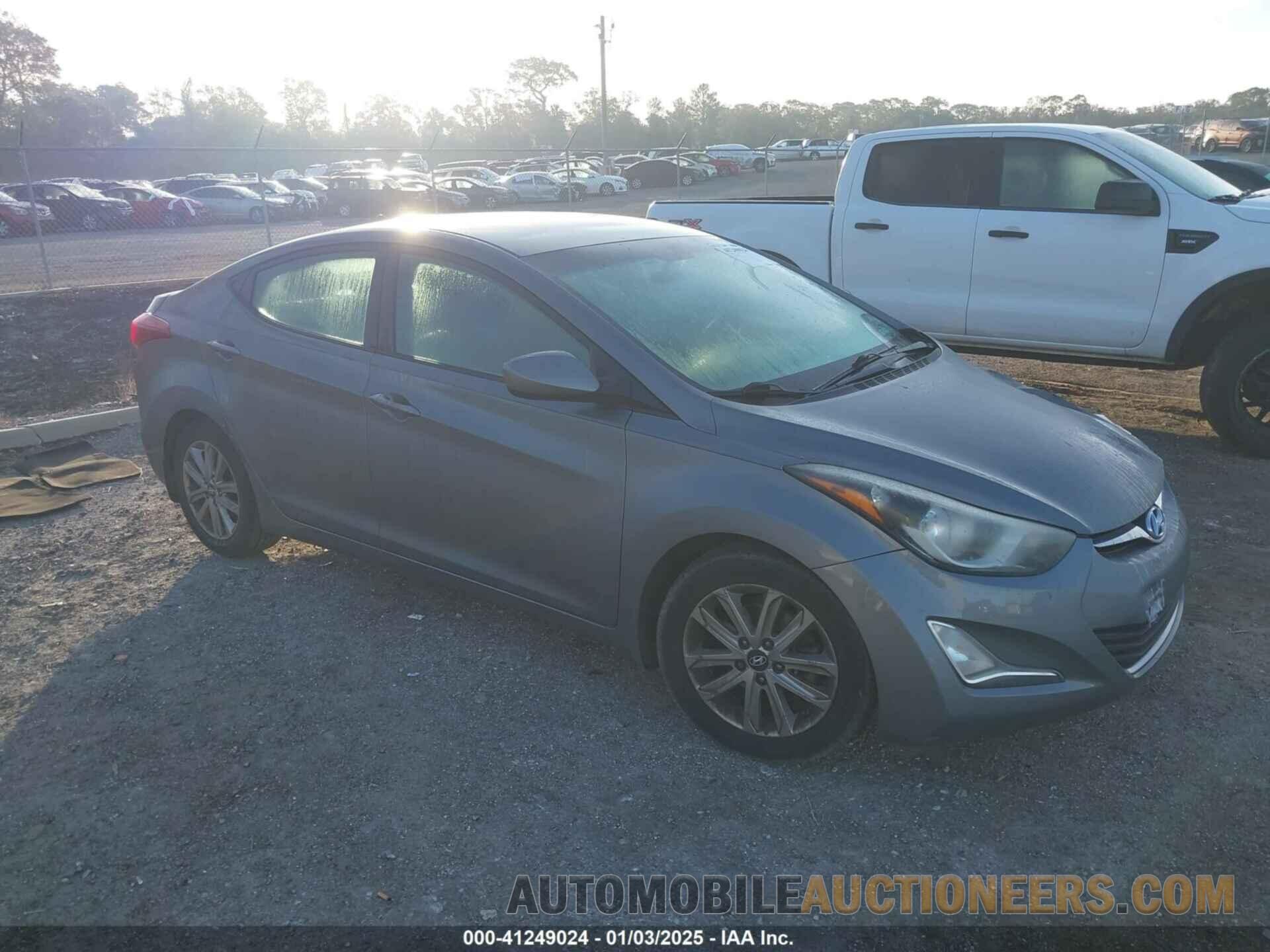 5NPDH4AE7EH467387 HYUNDAI ELANTRA 2014