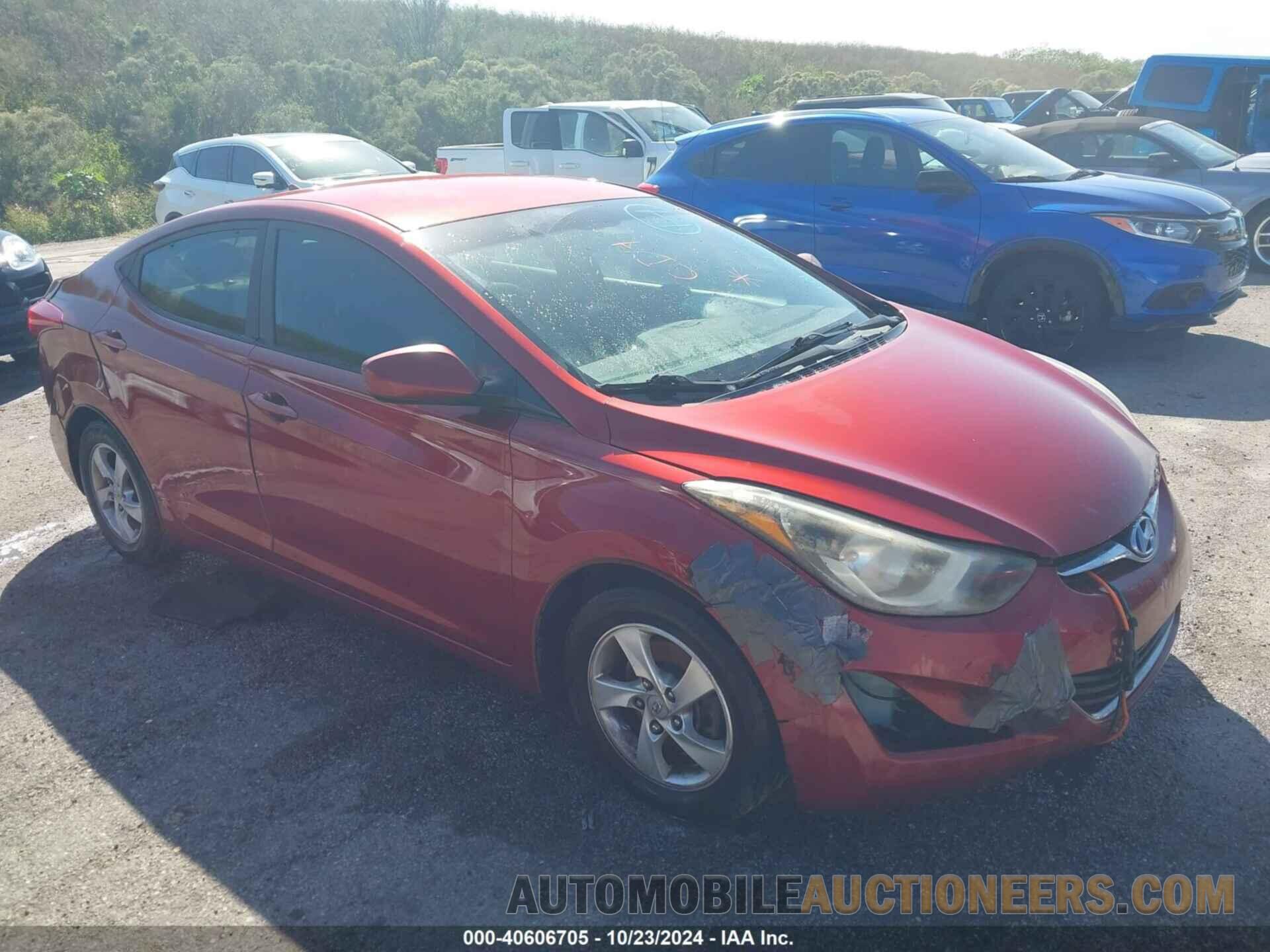 5NPDH4AE7EH467955 HYUNDAI ELANTRA 2014