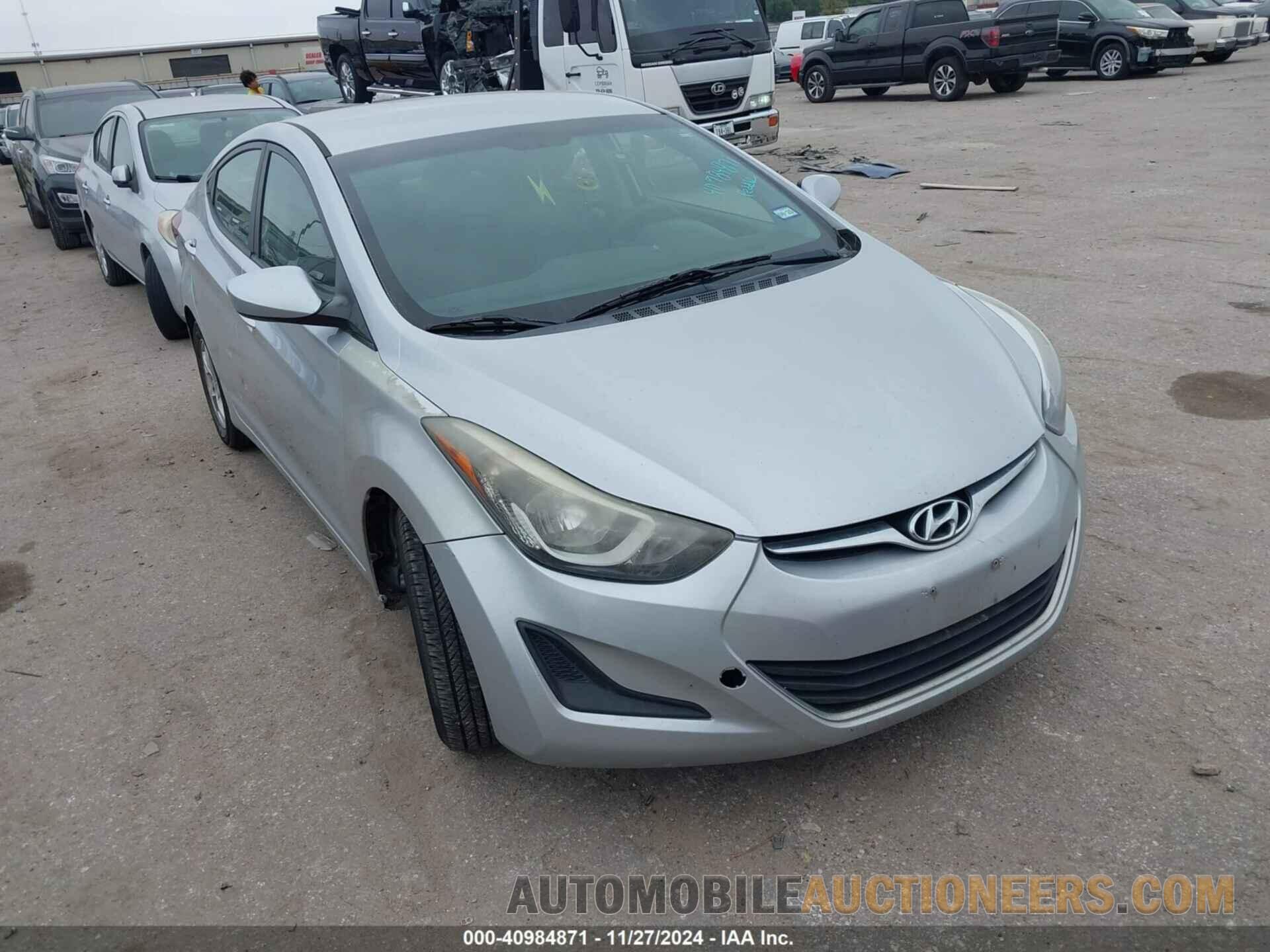 5NPDH4AE7EH475683 HYUNDAI ELANTRA 2014