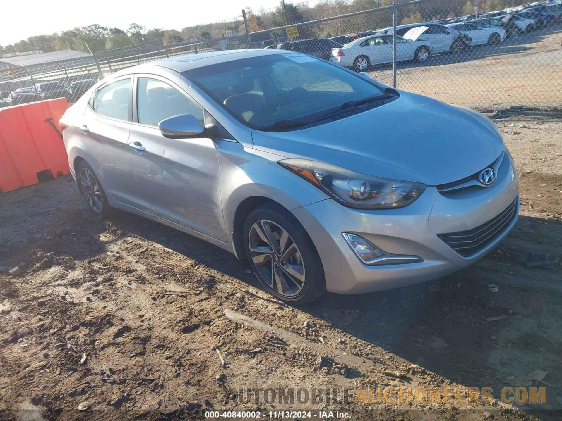 5NPDH4AE7EH487431 HYUNDAI ELANTRA 2014