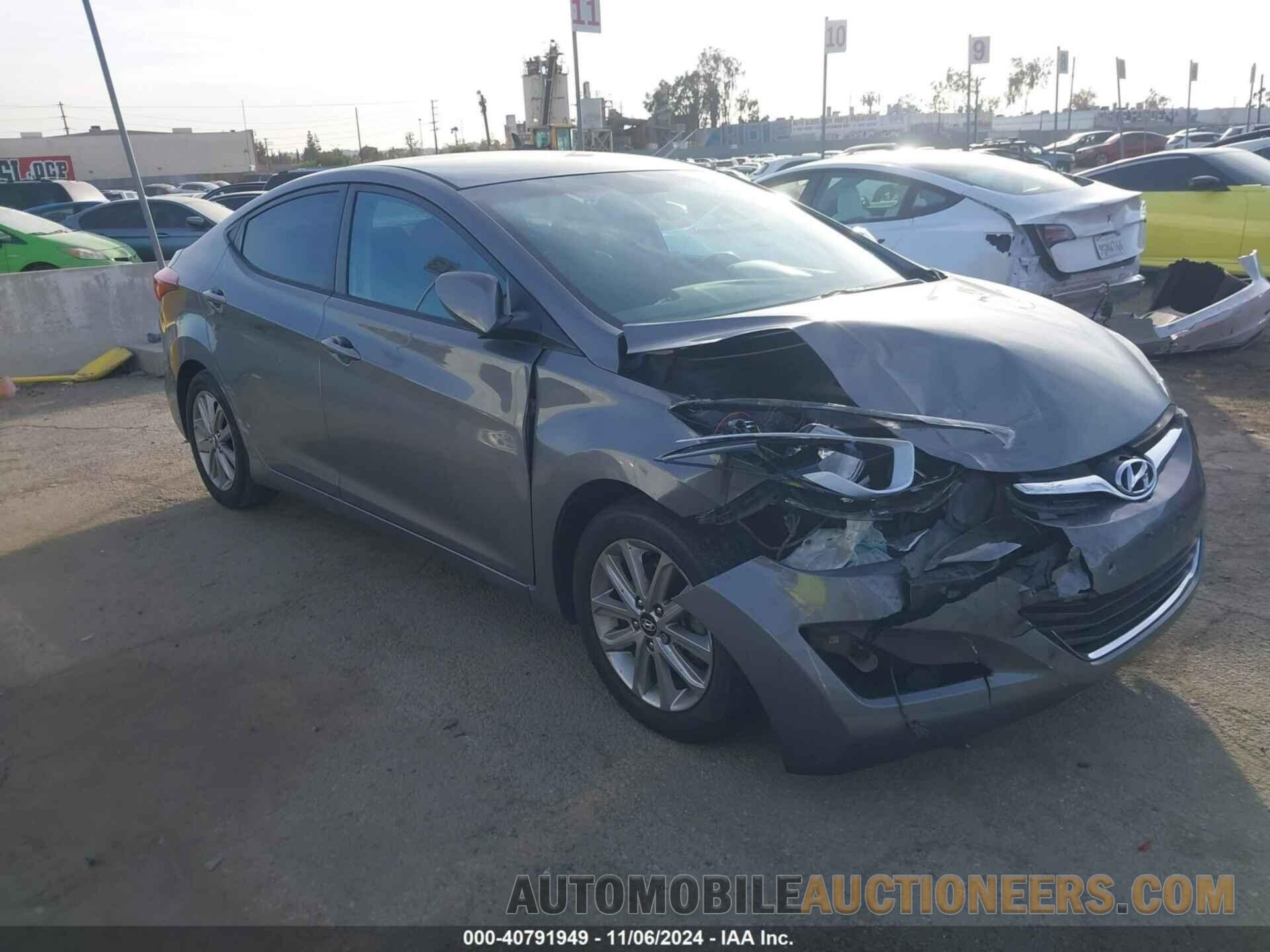 5NPDH4AE7EH519990 HYUNDAI ELANTRA 2014