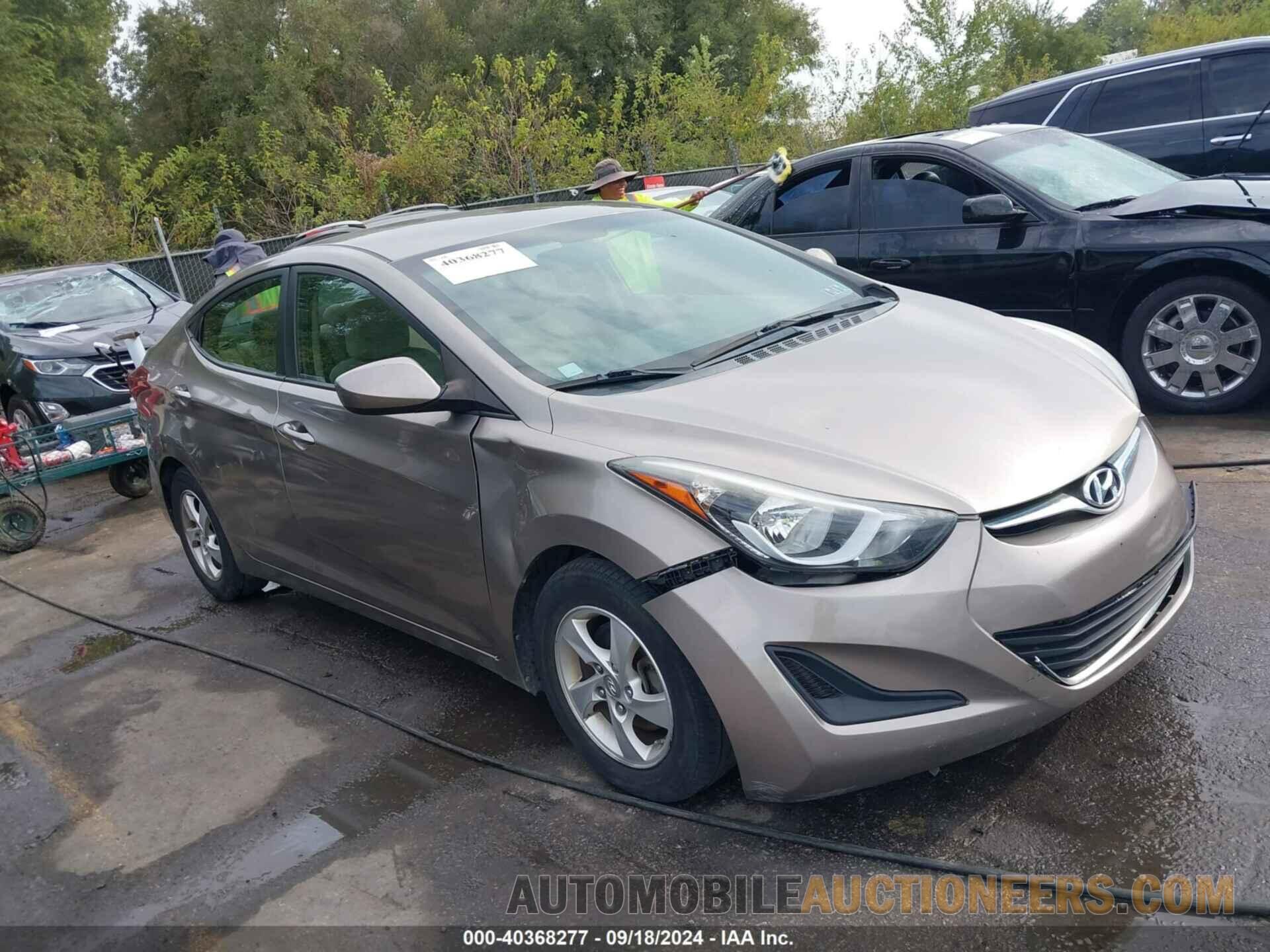 5NPDH4AE7EH527524 HYUNDAI ELANTRA 2014