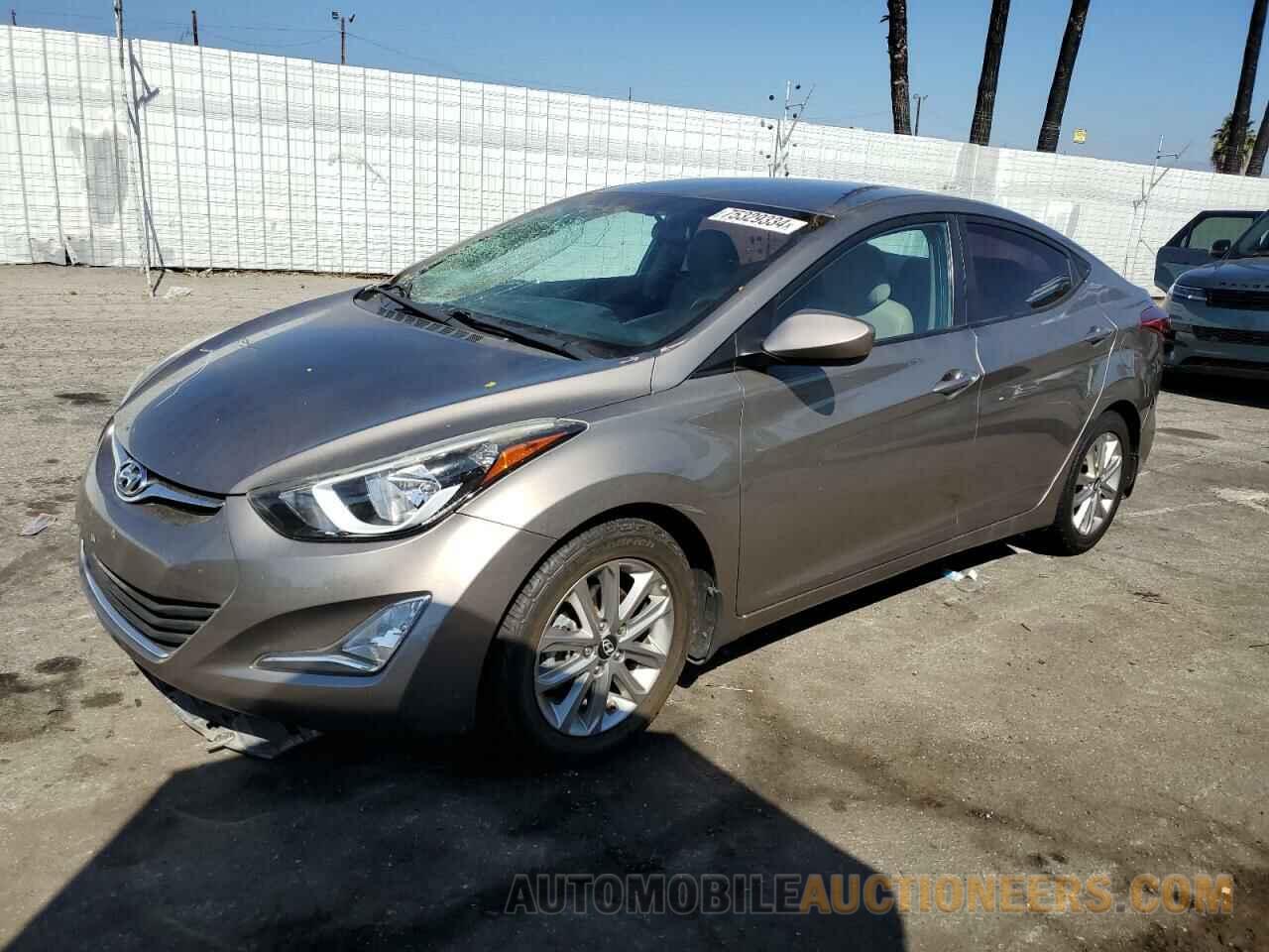 5NPDH4AE7EH535624 HYUNDAI ELANTRA 2014