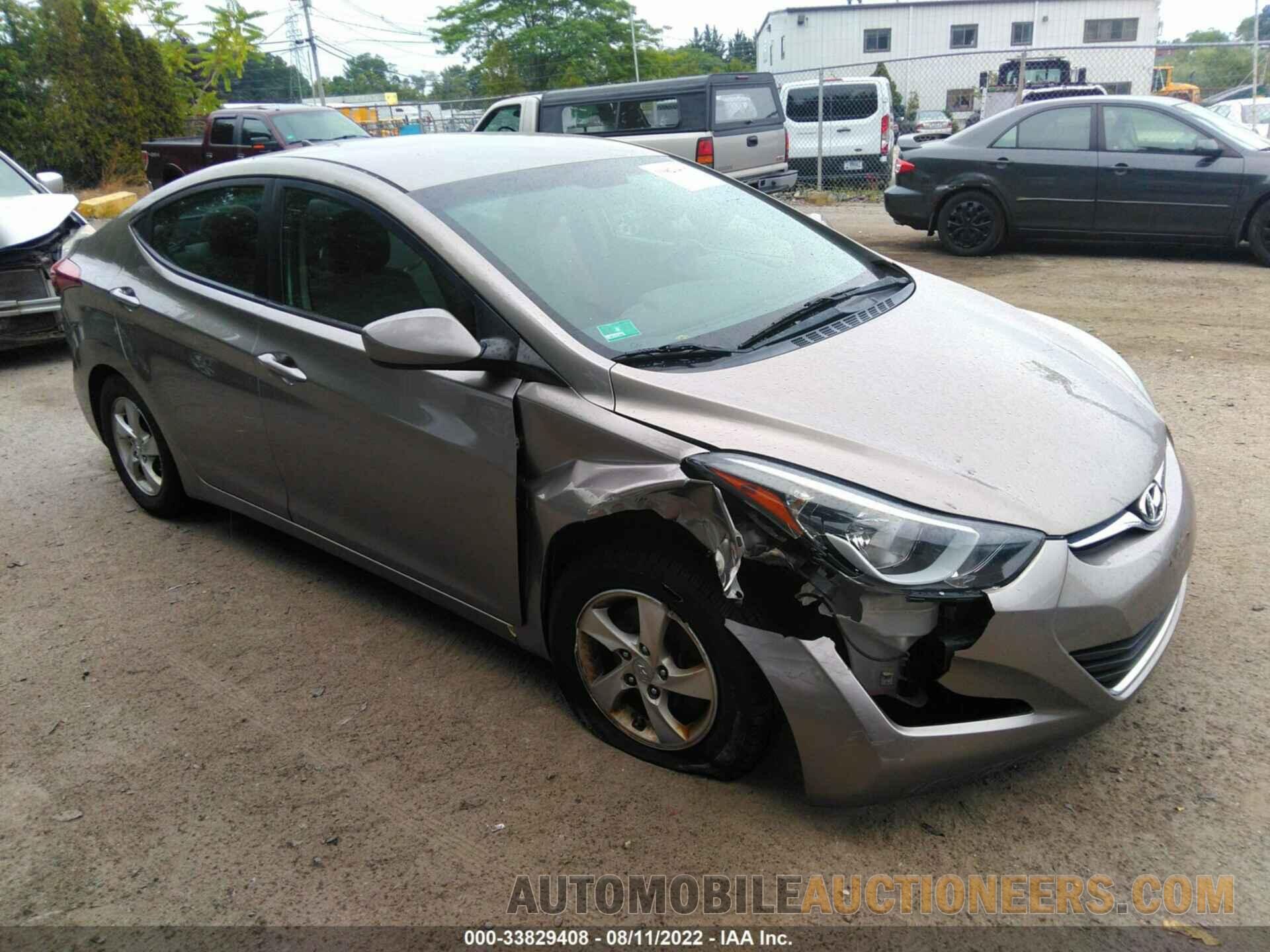 5NPDH4AE7EH540600 HYUNDAI ELANTRA 2014