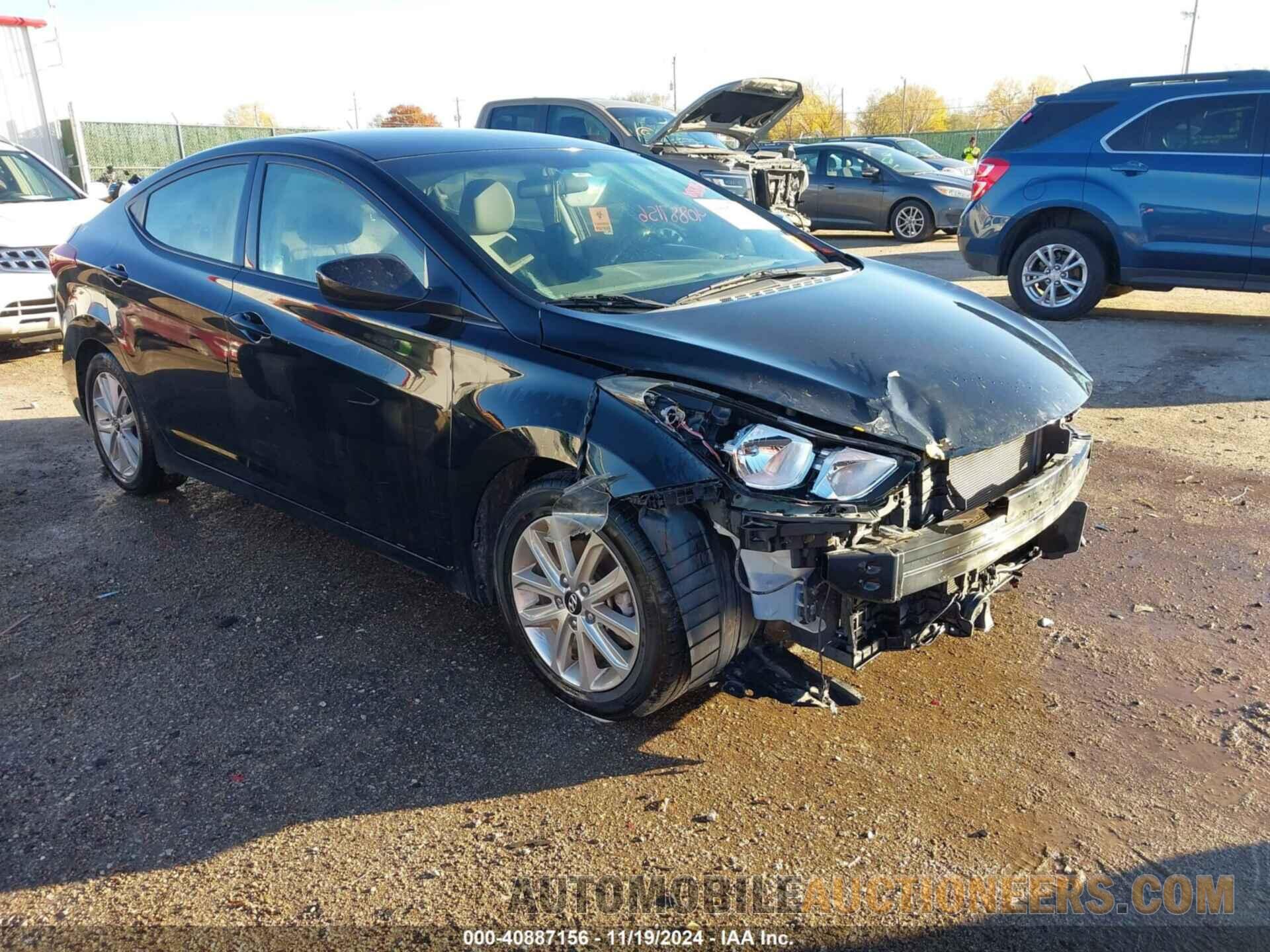 5NPDH4AE7EH545912 HYUNDAI ELANTRA 2014