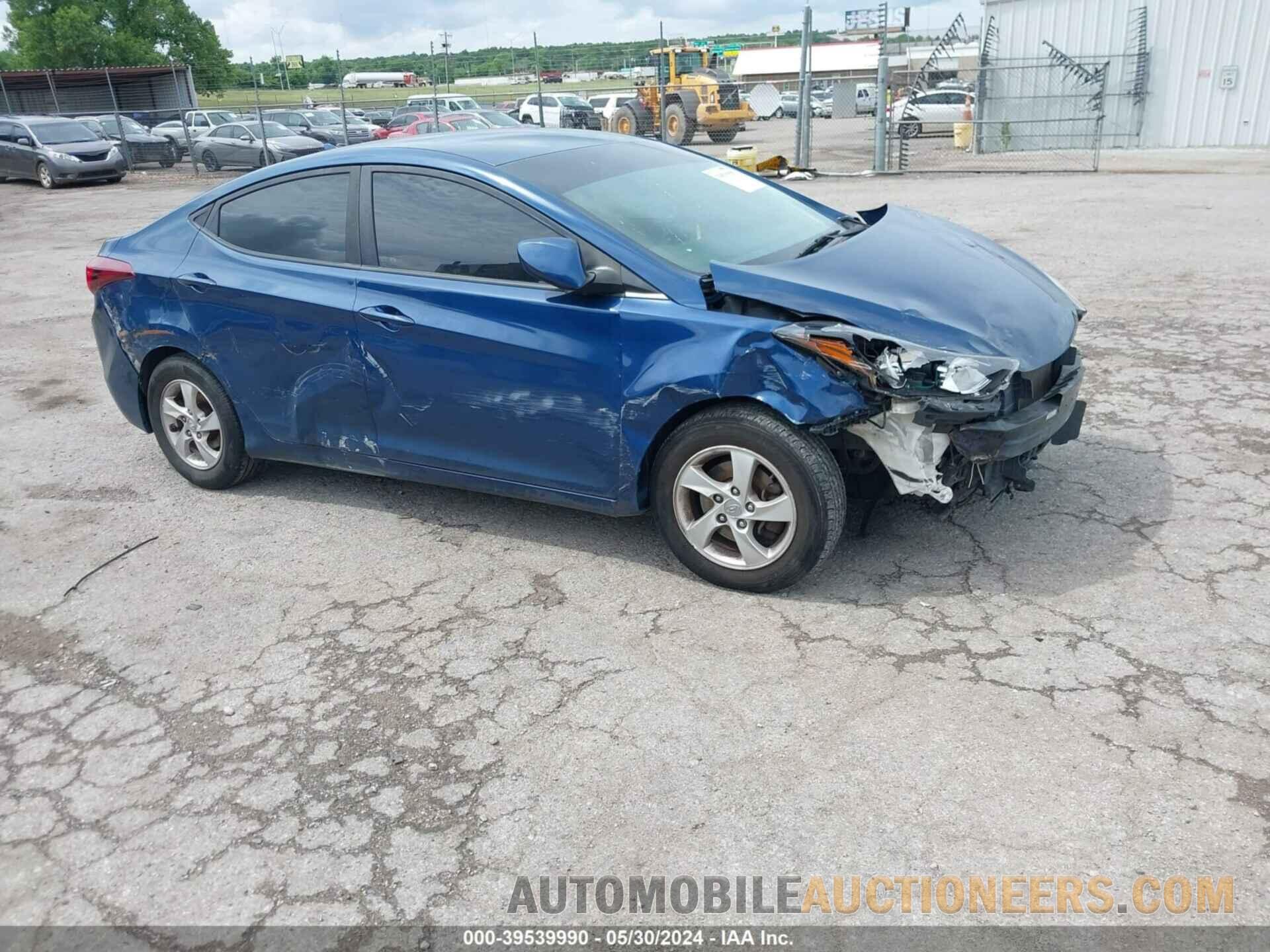 5NPDH4AE7FH564915 HYUNDAI ELANTRA 2015